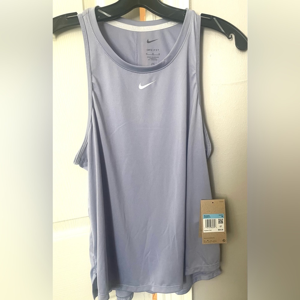 Nike Women's Lavender Dri-FIT Tank Top